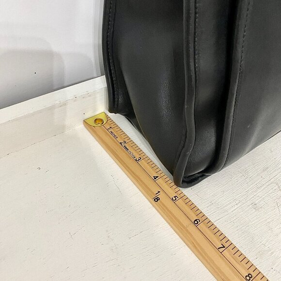 Coach Vintage Beekman Black Leather Briefcase - Style #5266 - Picture 16 of 17